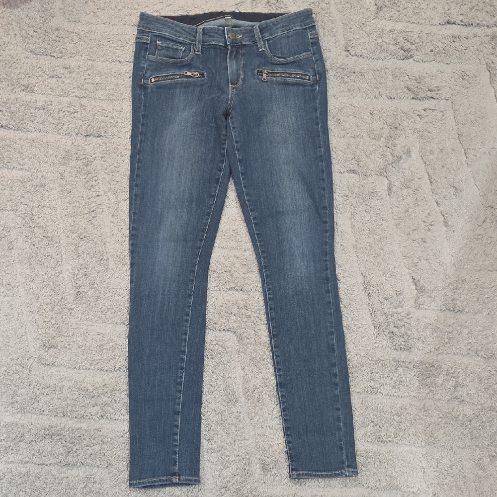 PAIGE Dark Blue Skinny Jeans
